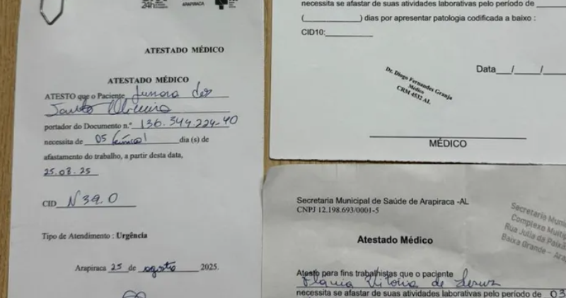Mulher é presa em Arapiraca por vender atestados médicos falsos